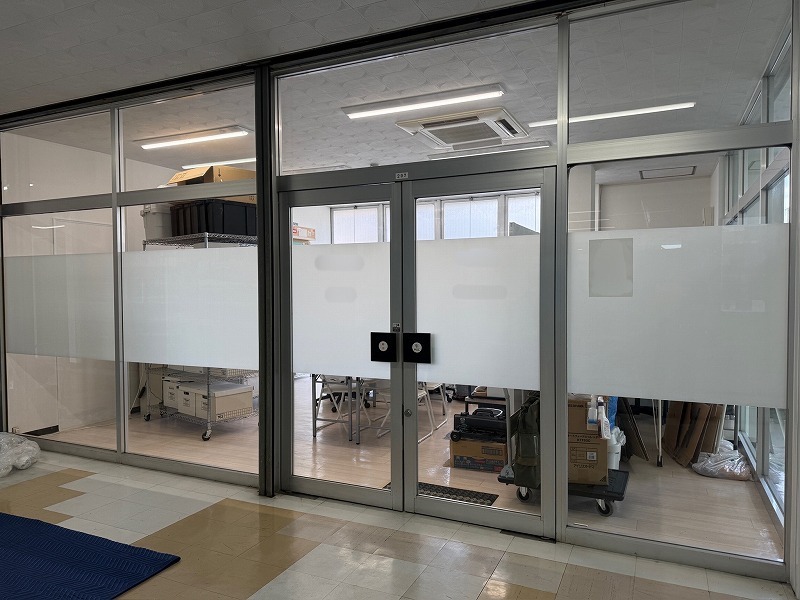 目隠しフィルムの施工事例