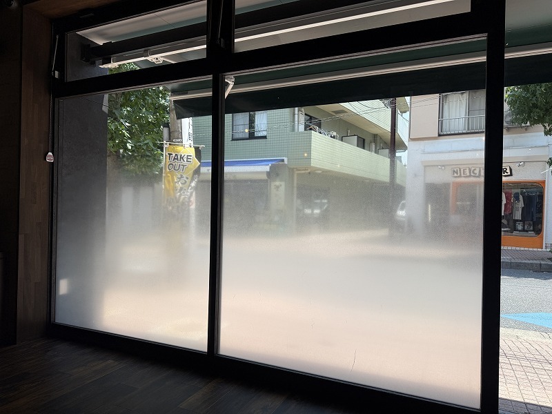 グラデーションフィルムの施工事例