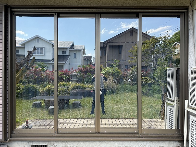 ミラーフィルムの施工事例